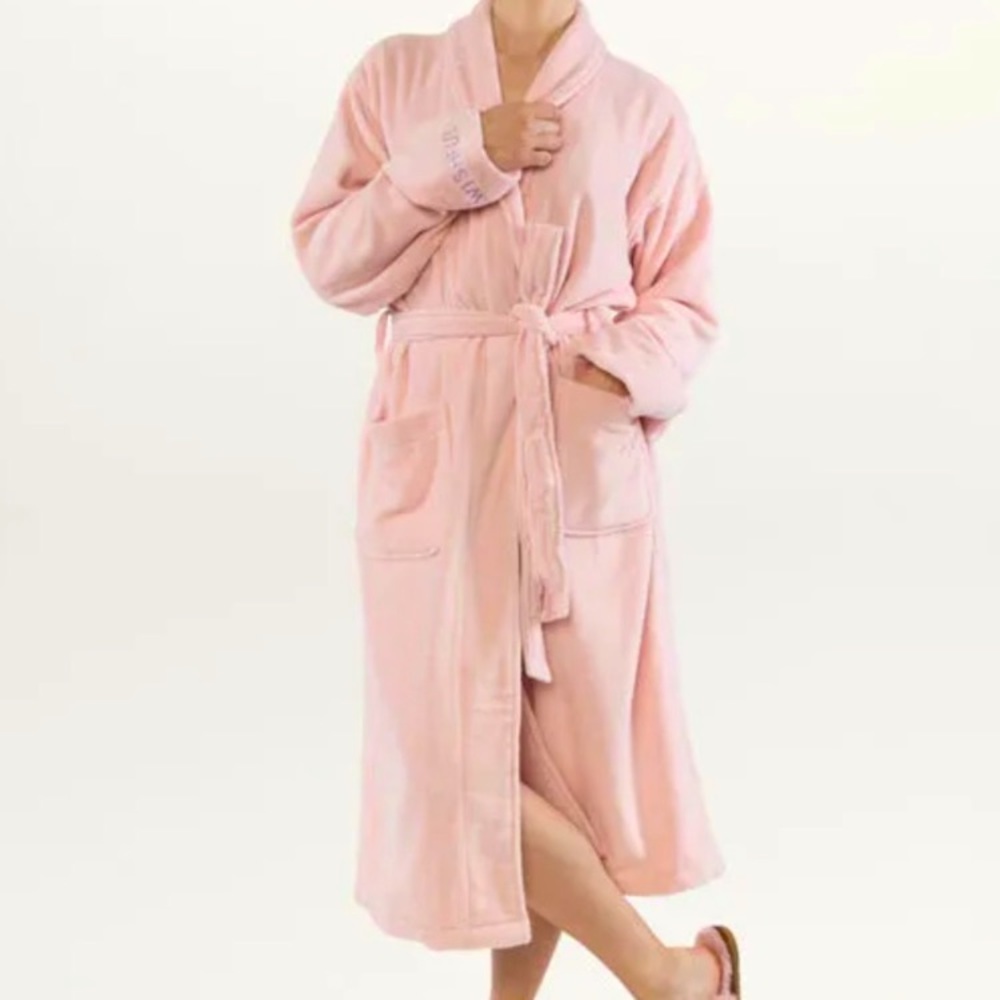 HUDABEAUTY WISHFUL Rose Terry Robe Large - XL